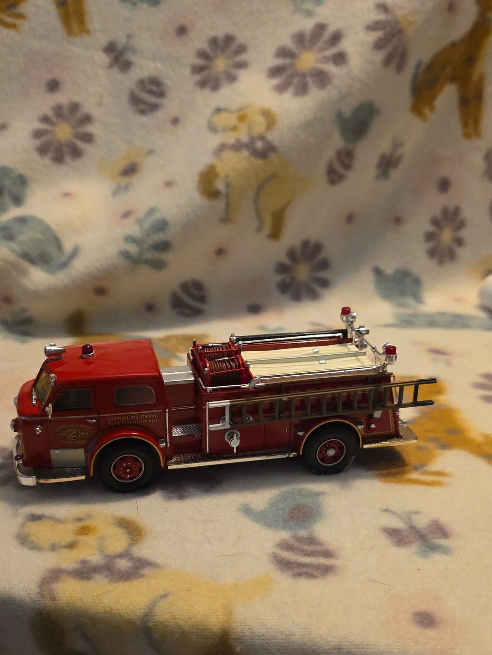 Corgi 1:50 scale diecast model of an American LaFrance 700 Series Pumper.